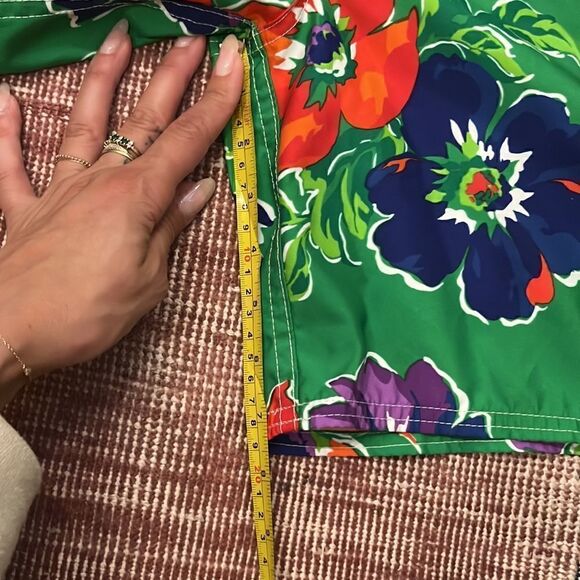 Polo by Ralph Lauren Men's Hawaiian Board Shorts-  Swim Trunks Tropical Green - Picture 8 of 9